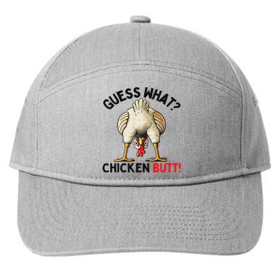 Guess What Chicken Butt Chicken 7-Panel Snapback Hat