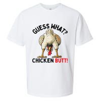 Guess What Chicken Butt Chicken Sueded Cloud Jersey T-Shirt