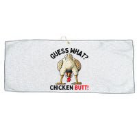 Guess What Chicken Butt Chicken Large Microfiber Waffle Golf Towel