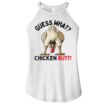 Guess What Chicken Butt Chicken Women's Perfect Tri Rocker Tank