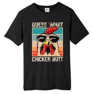 Guess What Chicken Butt | Funny Chicken Meme Tall Fusion ChromaSoft Performance T-Shirt