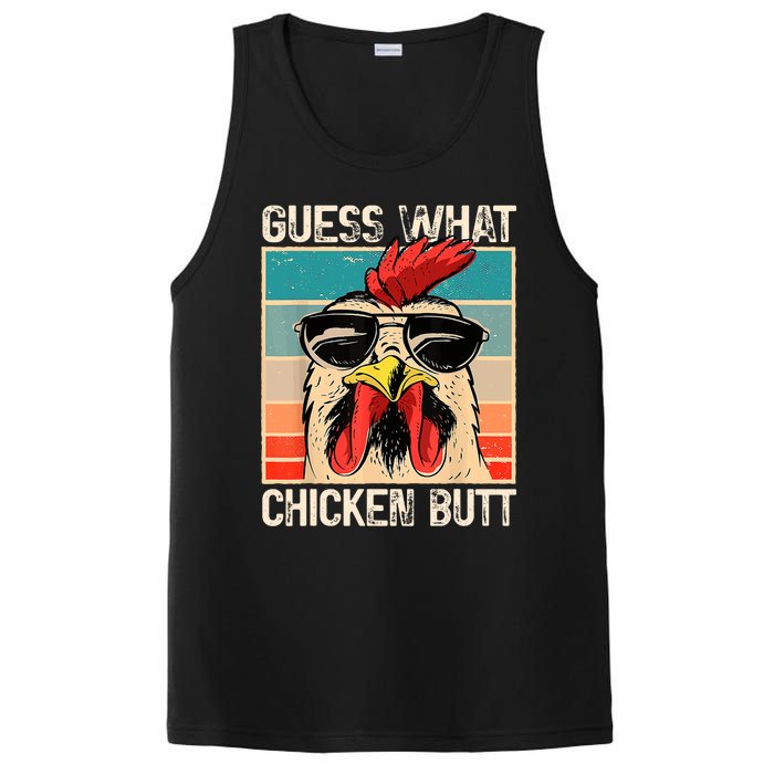 Guess What Chicken Butt | Funny Chicken Meme PosiCharge Competitor Tank