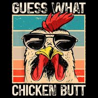 Guess What Chicken Butt | Funny Chicken Meme Wool Snapback Cap