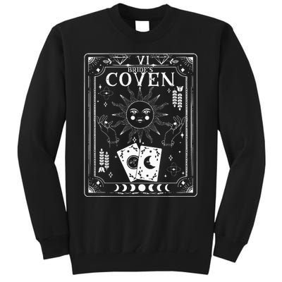 Gothic Witchy Coven Tarot Celestial Bachelorette Matching Sweatshirt