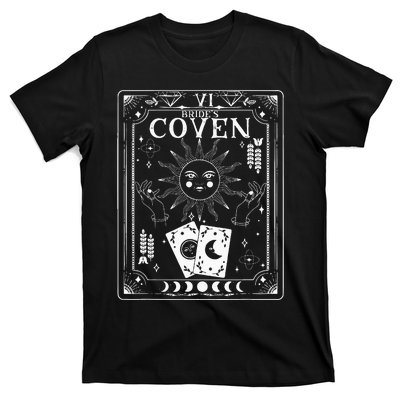 Gothic Witchy Coven Tarot Celestial Bachelorette Matching T-Shirt