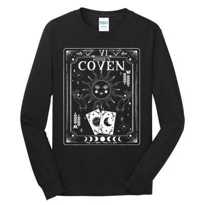 Gothic Witchy Coven Tarot Celestial Bachelorette Matching Tall Long Sleeve T-Shirt