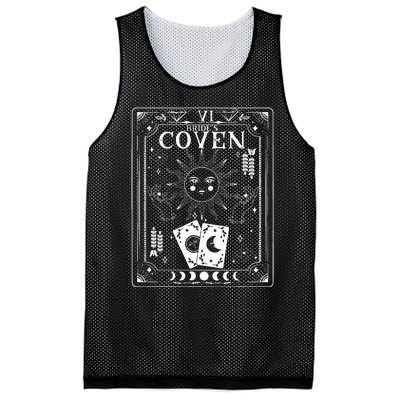 Gothic Witchy Coven Tarot Celestial Bachelorette Matching Mesh Reversible Basketball Jersey Tank