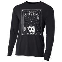 Gothic Witchy Coven Tarot Celestial Bachelorette Matching Cooling Performance Long Sleeve Crew