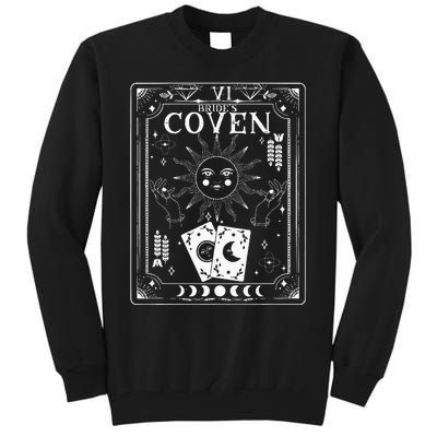 Gothic Witchy Coven Tarot Celestial Bachelorette Matching Tall Sweatshirt