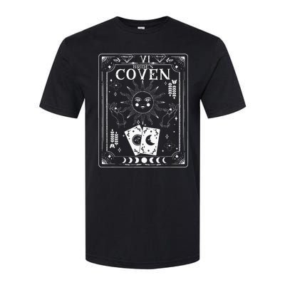 Gothic Witchy Coven Tarot Celestial Bachelorette Matching Softstyle CVC T-Shirt