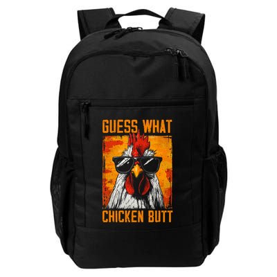 Guess What Chicken Butt Funny Saying Rooster Backpack