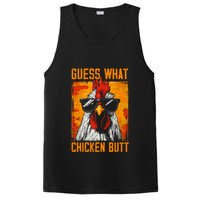 Guess What Chicken Butt Funny Saying Rooster PosiCharge Competitor Tank