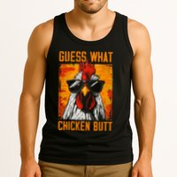 Guess What Chicken Butt Funny Saying Rooster Tank Top