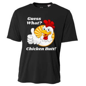 Guess What Chicken Butt Hilarious Cooling Performance Crew T-Shirt