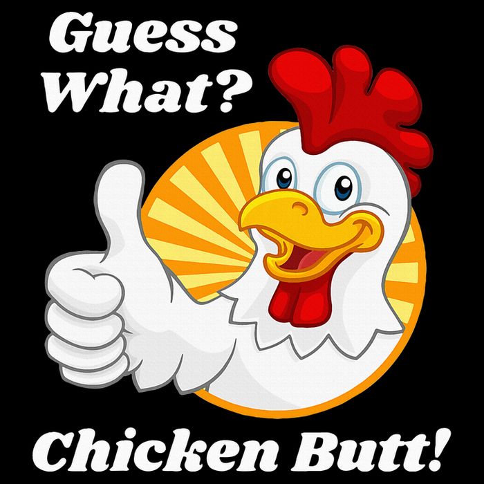 Guess What Chicken Butt Hilarious 16 in Basic Backpack