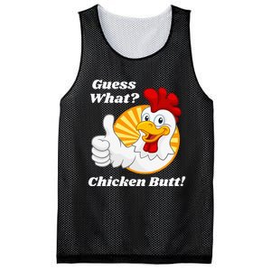 Guess What Chicken Butt Hilarious Mesh Reversible Basketball Jersey Tank