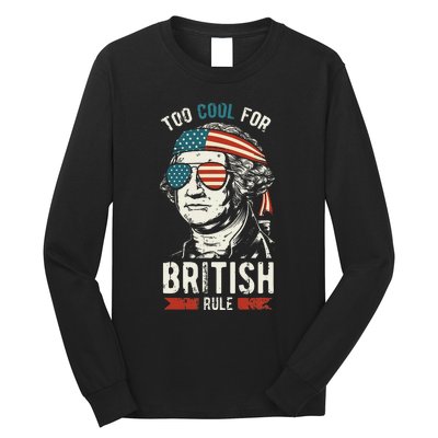 George Washington Cool For British Rule Long Sleeve Shirt