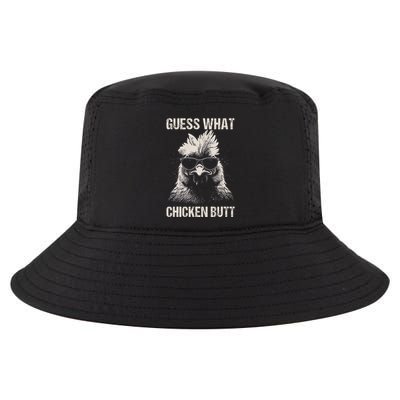 Guess What Chicken Butt Funny Chicken Cool Comfort Performance Bucket Hat