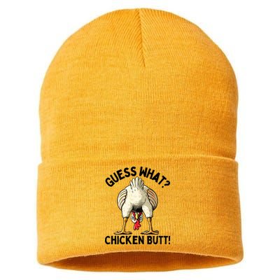 Guess What Chicken Butt! Sustainable Knit Beanie
