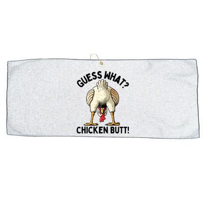 Guess What Chicken Butt! Large Microfiber Waffle Golf Towel