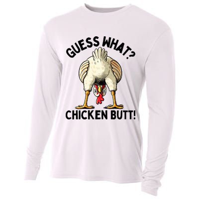 Guess What Chicken Butt! Cooling Performance Long Sleeve Crew