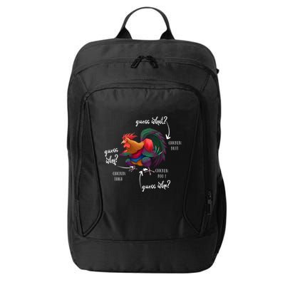 Guess What Chicken Butt Guess Why Chicke Thigh Guess Who Poo Gift City Backpack