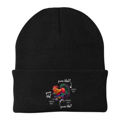 Guess What Chicken Butt Guess Why Chicke Thigh Guess Who Poo Gift Beanie