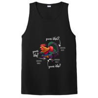 Guess What Chicken Butt Guess Why Chicke Thigh Guess Who Poo Gift PosiCharge Competitor Tank