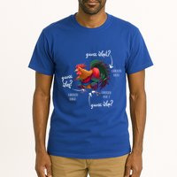 Guess What Chicken Butt Guess Why Chicke Thigh Guess Who Poo Gift Tall T-Shirt
