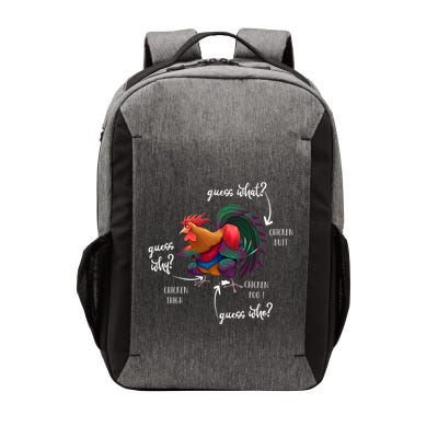 Guess What Chicken Butt Guess Why Chicke Thigh Guess Who Poo Gift Vector Backpack