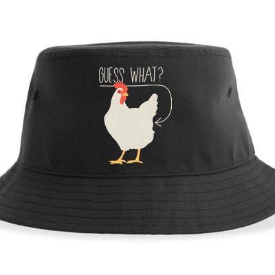 Guess What Chicken Butt Sustainable Bucket Hat