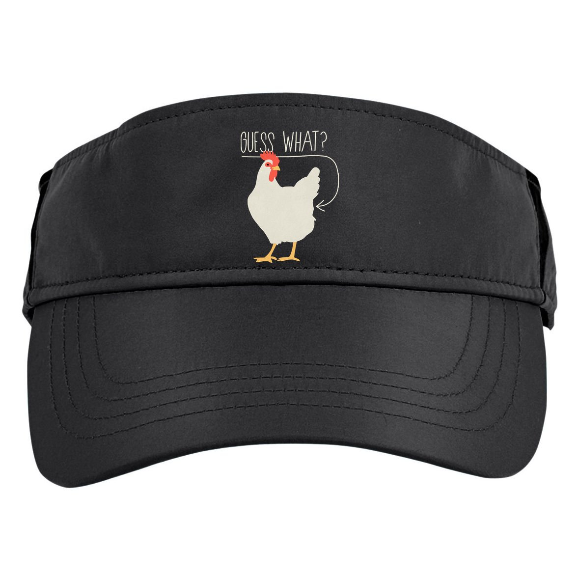 Guess What Chicken Butt Adult Drive Performance Visor