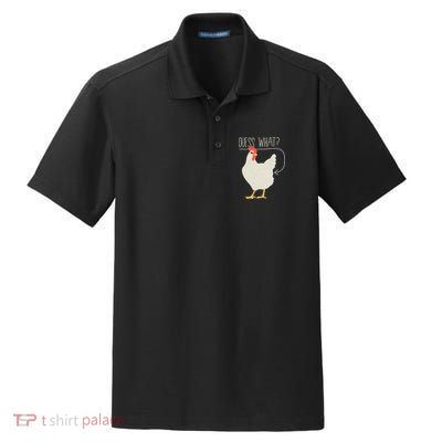 Guess What Chicken Butt Dry Zone Grid Polo