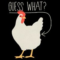 Guess What Chicken Butt 16 in Basic Backpack