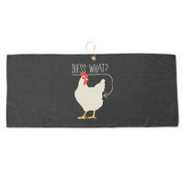 Guess What Chicken Butt Large Microfiber Waffle Golf Towel