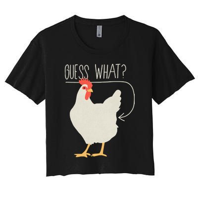 Guess What Chicken Butt Crop Top