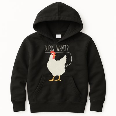 Guess What Chicken Butt Kids Hoodie