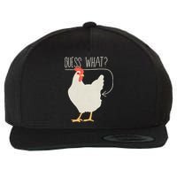 Guess What Chicken Butt Wool Snapback Cap