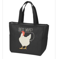 Guess What Chicken Butt Zip Tote Bag
