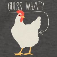 Guess What Chicken Butt Vector Backpack