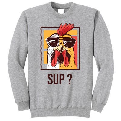 Guess What Chicken Butt Funny Tall Sweatshirt