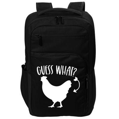 Guess What Chicken Butt Funny Rhyme Song Chicken Lovers Impact Tech Backpack
