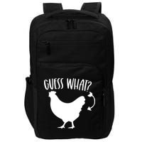 Guess What Chicken Butt Funny Rhyme Song Chicken Lovers Impact Tech Backpack