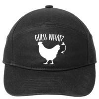 Guess What Chicken Butt Funny Rhyme Song Chicken Lovers 7-Panel Snapback Hat