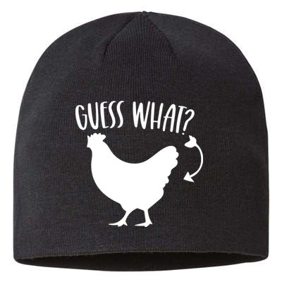 Guess What Chicken Butt Funny Rhyme Song Chicken Lovers Sustainable Beanie