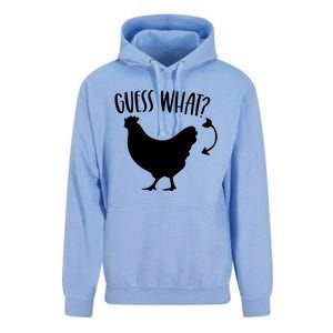 Guess What Chicken Butt Funny Rhyme Song Chicken Lovers Unisex Surf Hoodie