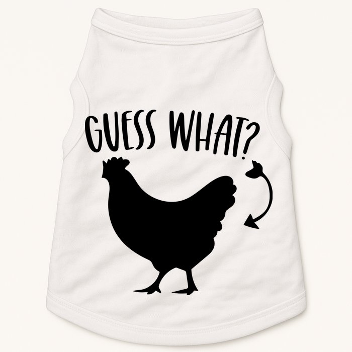 Guess What Chicken Butt Funny Rhyme Song Chicken Lovers Doggie Tank