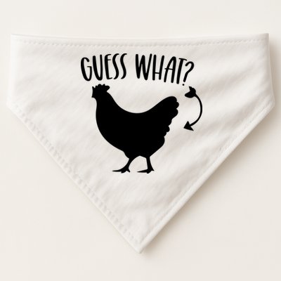 Guess What Chicken Butt Funny Rhyme Song Chicken Lovers USA-Made Doggie Bandana