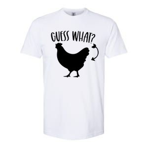 Guess What Chicken Butt Funny Rhyme Song Chicken Lovers Softstyle CVC T-Shirt