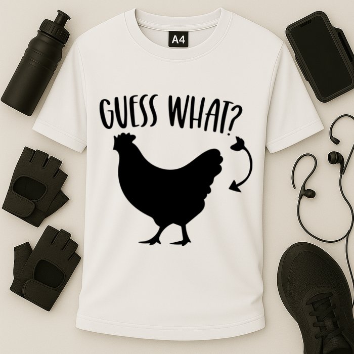 Guess What Chicken Butt Funny Rhyme Song Chicken Lovers Performance Shirt
